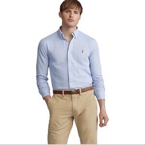 Ralph Lauren Blue 100% Cotton Button Down